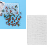 DIY Casting Mold English Alphabet Number Cookies Molds Cake Jewelry Keychain Decoration