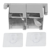 NoPunching WallMounted Seasoning Box Rotatable 2Layer Drawer Type Box for Kitchen(Gray ) In Australia - Darrahopens
