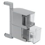 NoPunching WallMounted Seasoning Box Rotatable 2Layer Drawer Type Box for Kitchen(Gray )