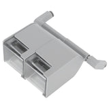 NoPunching WallMounted Seasoning Box Rotatable 2Layer Drawer Type Box for Kitchen(Gray )