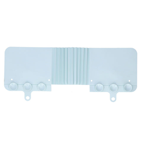 Foldable Sink Splashing Guard with Suction Cups Water Baffle Board Kitchen AccessoryLight Blue In Australia - Darrahopens