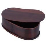 Portable Lunch Box Set Japanese Wooden Food Storage Container for Home Picnic 17x9cmPainted In Australia - Darrahopens