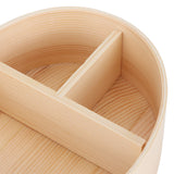 17.5x13.5cm Lunch Box Wooden Bento Box Portable Food Container for Students WorkerWood Color