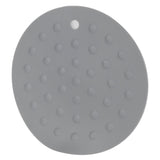 Round Shape Silicone Pad Kitchen AntiScald Insulation Dish Placemat for Kitchen Home(Dark Gray ) In Australia - Darrahopens