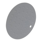 Round Shape Silicone Pad Kitchen AntiScald Insulation Dish Placemat for Kitchen Home(Dark Gray )