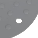 Round Shape Silicone Pad Kitchen AntiScald Insulation Dish Placemat for Kitchen Home(Dark Gray )