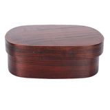 Wooden Lunch Box Portable Food Container Tablewares for Home Office Picnic CampingPainted In Australia - Darrahopens