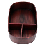 Wooden Lunch Box Portable Food Container Tablewares for Home Office Picnic CampingPainted In Australia - Darrahopens