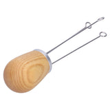 Needle Type Coffee Powder Distributor Wood Handle Coffee Stirrer Distribution Tool(Couverture d'argent Fraxinus )