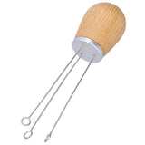Needle Type Coffee Powder Distributor Wood Handle Coffee Stirrer Distribution Tool(Couverture d'argent Fraxinus )