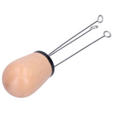 Needle Type Coffee Powder Distributor Wood Handle Coffee Stirrer Distribution Tool(Couverture noire hêtre ) In Australia - Darrahopens