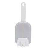 Meal Spoon with Storage Box Dust-Proof PP Rice Scoop Tableware Kitchen AccessoryGray In Australia - Darrahopens