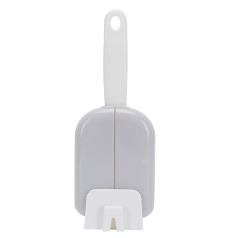 Meal Spoon with Storage Box Dust-Proof PP Rice Scoop Tableware Kitchen AccessoryGray In Australia - Darrahopens