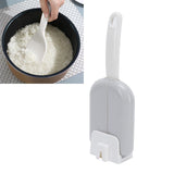 Meal Spoon with Storage Box Dust-Proof PP Rice Scoop Tableware Kitchen AccessoryGray