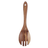 Teak Wood Tableware Food Grade Wooden Kitchen Restaurant Dining Tableware for SaladFork In Australia - Darrahopens