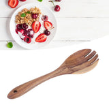 Teak Wood Tableware Food Grade Wooden Kitchen Restaurant Dining Tableware for SaladFork