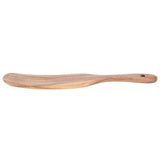 Teak Spatula Flat Shape FoodGrade Wooden Cooking Spatula for Home Kitchen Cooking(29x5.5cm ) In Australia - Darrahopens
