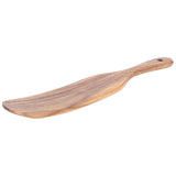 Teak Spatula Flat Shape FoodGrade Wooden Cooking Spatula for Home Kitchen Cooking(29x5.5cm ) In Australia - Darrahopens