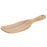 Teak Spatula Flat Shape FoodGrade Wooden Cooking Spatula for Home Kitchen Cooking(20.5x6cm ) In Australia - Darrahopens