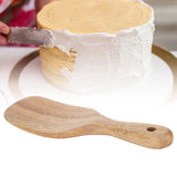 Teak Spatula Flat Shape FoodGrade Wooden Cooking Spatula for Home Kitchen Cooking(20.5x6cm ) In Australia - Darrahopens