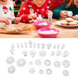 33Pcs/Set Fondant Cake Baking Tool DIY Biscuits Cookies Mold Cooking Tool Kitchen Utensils