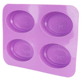 4Gird Silicone Cake Mold Oval Aroma Candle HandMade Soap Mold for DIY Baking Tool In Australia - Darrahopens