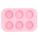 6Grid Mooncake Silicone Mold DIY Baking HandMade Soap Mold for Dessert Kitchen Tool In Australia - Darrahopens
