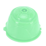 Coffee Capsule Set Stainless Steel Coffee Filter Cup for DOLCE GUSTO Coffee Machine(Green 3 Capsules1 Spoon 1 Brush)