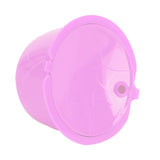Reusable Capsules Set Refillable Coffee Filter Cup Pod for DOLCE GUSTO Coffee Machine(Purple 3 Capsules1 Spoon 1 Brush)
