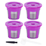 Coffee Capsule Brush Spoon Set Reusable Coffee Making Filter Cup for KEURIG 2.0 1.04Pcs In Australia - Darrahopens