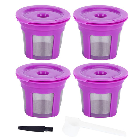Coffee Capsule Brush Spoon Set Reusable Coffee Making Filter Cup for KEURIG 2.0 1.04Pcs In Australia - Darrahopens