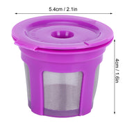 Coffee Capsule Brush Spoon Set Reusable Coffee Making Filter Cup for KEURIG 2.0 1.04Pcs