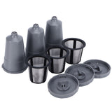 3PCS Refillable Coffee Capsule Reusable Coffee Filter Cup with Brush Spoon Set Fit for keurig In Australia - Darrahopens