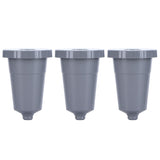 3PCS Refillable Coffee Capsule Reusable Coffee Filter Cup with Brush Spoon Set Fit for keurig In Australia - Darrahopens