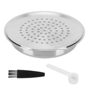Coffee Capsule Reusable Refillable Coffee Filter Cup with Spoon Brush Fit for Senseo HD7801 In Australia - Darrahopens