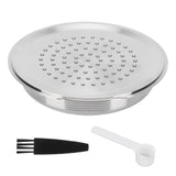 Coffee Capsule Reusable Refillable Coffee Filter Cup with Spoon Brush Fit for Senseo HD7801 In Australia - Darrahopens