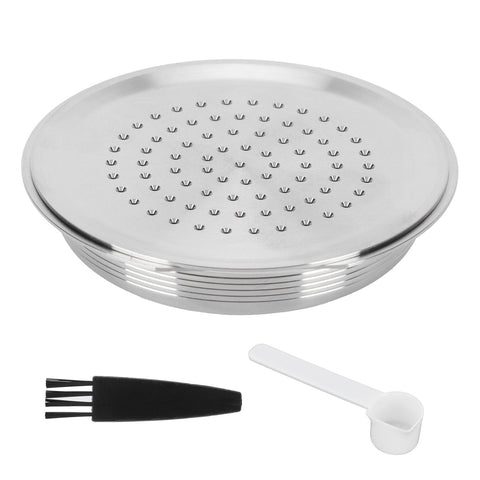 Coffee Capsule Reusable Refillable Coffee Filter Cup with Spoon Brush Fit for Senseo HD7801 In Australia - Darrahopens