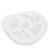 Retro Diamonds Pattern Fondant Mold Silicone Mold DIY Baking Cake Decorating Tool50‑611‑B Gray In Australia - Darrahopens