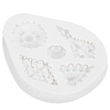 Retro Diamonds Pattern Fondant Mold Silicone Mold DIY Baking Cake Decorating Tool50‑611‑B Gray In Australia - Darrahopens