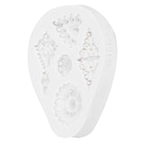 Retro Diamonds Pattern Fondant Mold Silicone Mold DIY Baking Cake Decorating Tool50‑611‑B Gray