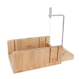 Practical Adjustable Bamboo Soap Cutter Bread Cutter Mold DIY Soap Cutting Tool
