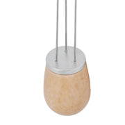 Needle Type Coffee Wooden Powder Dispenser Coffee Stirrer with Handle for Stiring CoffeeSilver
