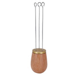 Needle Type Coffee Wooden Powder Dispenser Coffee Stirrer with Handle for Stiring CoffeeGolden In Australia - Darrahopens