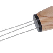 Needle Type Coffee Wooden Powder Dispenser Coffee Stirrer with Handle for Stiring CoffeeBlack
