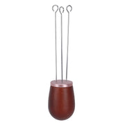 Needle Type Coffee Wooden Powder Dispenser Coffee Stirrer with Handle for Stiring CoffeeRose Gold In Australia - Darrahopens