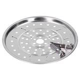 Stainless Steel Heat Resistant Steaming Rack Tripod Design Non Stick Rack for Food Cake(23.5CM )