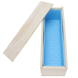 1200ml Silicone Rose Soap Mold Double Open DIY Hand-Made Soap Making Supplies Sky Blue