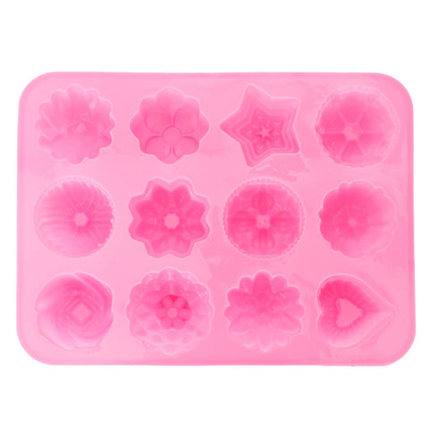 12-Grid Silicone Mold DIY Chocolate Cake Pudding Fondant Baking Mould Kitchen Supply In Australia - Darrahopens