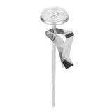Coffee Thermometer Milk Frothing Dial Pointer Temperature Meter with Hook Kitchen Tool