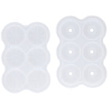 6‑Grid Silicone Ice Ball Mold with Leaking Hole Round Ice Tray for Kitchen Home Bar